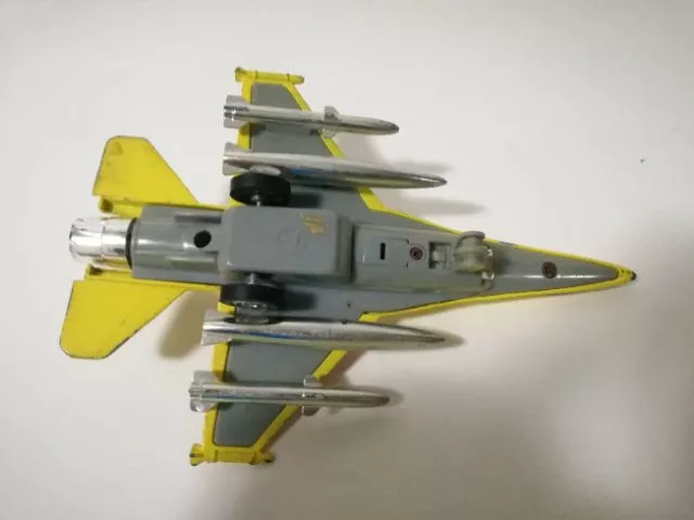 มีหลายภาพ,ของเล่นเก่า Diecast เครื่องบิน งานเหล็กผสมชิ้ส่วนพลาสติก F16 ขนาดประมาณ 16 ซม. **ไม่มีกระจกหน้า มือ2