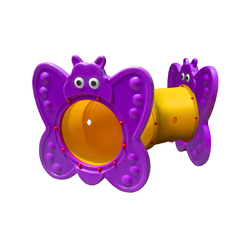 อุโมงค์คลาน ท่อลอด อุโมงค์ผีเสื้อ 2 ท่อน (เเบบท่อโค้ง)