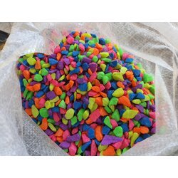 หินตกแต่งโหลปลา 1 กิโลกรัม คละสี เบอร์ 3