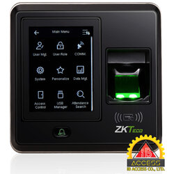 เครื่องสแกนลายนิ้วมือ ยี่ห้อ ZKTeco รุ่น SF300 รองรับระบบ Access Control