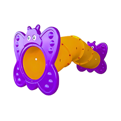 อุโมงค์คลาน ท่อลอด อุโมงค์ผีเสื้อ 4 ท่อน (เเบบท่อโค้ง)