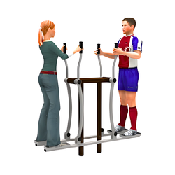 เครื่องออกกำลังกาย ชุดอุปกรณ์ฝึกก้าวเดินเเบบคู่