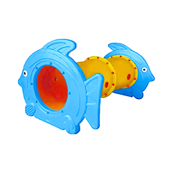 อุโมงค์คลาน ท่อลอด อุโมงค์ปลา 2 ท่อน (เเบบท่อตรง)