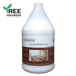 น้ำยาเช็ดเบาะหนังรถยนต์ / เฟอร์หนัง งานไม้ (Furniture Cleaner) ทรีพลัส สีขาวนม กลิ่นหอม 3.8 / 20 ลิตร ทรีพลัส