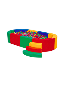 เครื่องเล่นเบาะนุ่มนิ่ม บ่อบอลทรงรีนุ่มนิ่ม