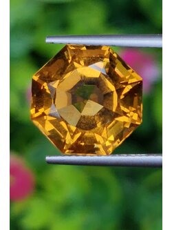 พลอย ซิทริน Citrine 7.82 กะรัต (Cts.) พลอยแท้ อัญมณีมงคลประจําวันเกิด เครื่องประดับพลอย