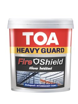 TOA Fire shield สีกันไฟ-ทีโอเอ ไฟร์ชิลดิ์ สูตรน้ำ TOA Heavy guard