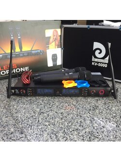 DE ACOUSTIC KV-5000 ไมค์ลอยคู่ปรับความถี่