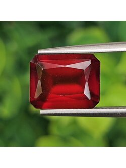 พลอย เฮลโซไนท์ การ์เน็ท Hessonite Garnet 4.90 กะรัต (Cts.) ดิบ Unheated พลอยแท้อัญมณีมงคล ประจําวันเกิด เครื่องประดับพลอย
