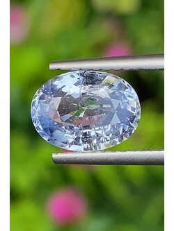 พลอย ไพลิน blue sapphire 2.75 กะรัต (Cts.) พลอยแท้ อัญมณีมงคลประจําวันเกิด เครื่องประดับพลอย