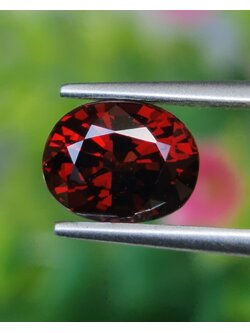 พลอย สปิเนล (Spinel) 2.30 กะรัต (Cts.) ดิบ (Unheated) พลอยแท้ อัญมณีมงคลประจําวันเกิด เครื่องประดับพลอย