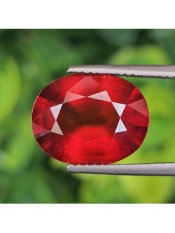 พลอย เฮลโซไนท์ การ์เน็ท Hessonite Garnet 6.25 กะรัต (Cts.) พลอยแท้อัญมณีมงคล ประจําวันเกิด เครื่องประดับพลอย