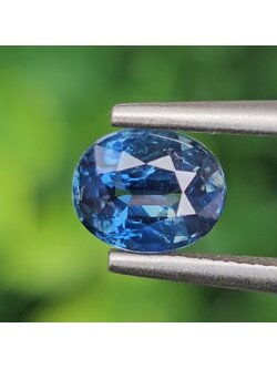 พลอย ไพลิน (Blue Sapphire) 1.06 กะรัต (Cts.) พลอยแท้ อัญมณีมงคลประจําวันเกิด เครื่องประดับพลอย