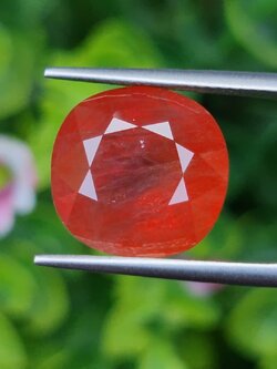 พลอย ซองเจีย แซฟไฟร์ Songea Sapphire 10.67 กะรัต (Cts.) พลอยแท้ อัญมณีมงคลประจําวันเกิด เครื่องประดับพลอย