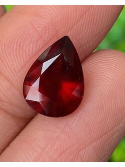 พลอย เฮลโซไนท์ การ์เน็ท Hessonite Garnet 3.45 กะรัต (Cts.) ดิบ Unheated พลอยแท้อัญมณีมงคล ประจําวันเกิด เครื่องประดับพลอย