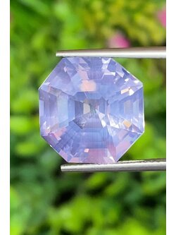พลอย ลาเวนเดอร์ ควอตซ์ Lavender Quartz 12.28 กะรัต (Cts.) พลอยแท้ อัญมณีมงคลประจําวันเกิด เครื่องประดับพลอย