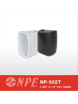 NPE HB-502T ตู้ลำโพง 5 1/4" 2 ทาง 30 วัตต์ LINE 100V สีดำ