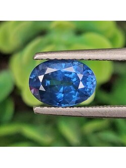 พลอย ไพลิน (Blue Sapphire) 1.54 กะรัต (Cts.) พลอยแท้ อัญมณีมงคลประจําวันเกิด เครื่องประดับพลอย