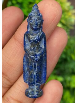 พลอย ลาพิส ลาซูลี แกะสลัก Lapis lazuli 28.20 กะรัต (Cts.)