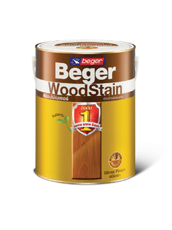 Beger WoodStain Gloss เบเยอร์ วูดสเตน สีย้อมไม้ ชนิดเงา 3.785 ลิตร/ 1 แกลลอน