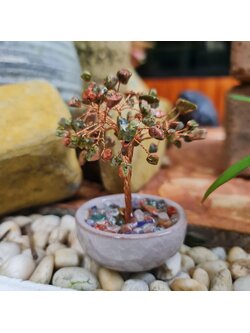 009 ต้นไม้หินยูนาไคต์ ต้นไม้มงคล หินมงคลจากธรรมชาติ ต้นไม้อัญมณีแท้ เสริมดวง มีพร้อมส่ง