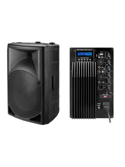 NTS PD-15AU ตู้ลำโพง 15" พร้อมแอมป์ เครื่องขยายเสียง 300 W + ช่อง USB LCD Screen พร้อม รีโมทควบคุม ราคาสินค้า ต่อ 1 ตู้
