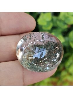 โป่งข่าม ควอตซ์ Included Quartz 81.03 กะรัต Cts พลอยแท้ อัญมณีมงคลประจําวันเกิด เครื่องประดับพลอย