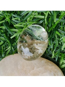 โป่งข่าม ควอตซ์ Rutilated Quartz 31.22 กะรัต Cts. พลอยแท้ อัญมณีมงคลประจําวันเกิด เครื่องประดับพลอย