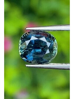 พลอย ไพลิน Blue Sapphire 2.58 กะรัต (Cts.) พลอยแท้ อัญมณีมงคลประจําวันเกิด เครื่องประดับพลอย