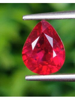 พลอย ทับทิม (Ruby Sapphire) 2.45 กะรัต (Cts.) พลอยแท้ อัญมณีมงคลประจําวันเกิด เครื่องประดับพลอย