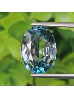 พลอย เพทาย Natural Zircon 11.16 กะรัต (Cts.) พลอยแท้อัญมณีมงคล ประจําวันเกิด เครื่องประดับพลอย