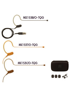 SHURE MX153T/O-TQG ไมค์คาด Earset Headworn Microphone