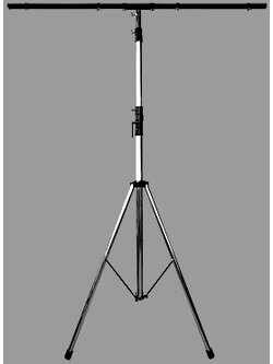 NTS ST-380 ขาแขวนไฟพาร์ chromium plated lighting stand with aluminium joint 300 cm. height