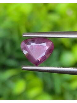 พลอย ทับทิม Ruby sapphire 1.02 กะรัต (Cts) ดิบ Unheated พลอยแท้ อัญมณีมงคลประจําวันเกิด เครื่องประดับพลอย