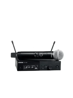 SHURE SLXD24A/SM58-M55 ชุดไมค์ลอยดิจิตอล มือถือเดี่ยว แบบ UHF