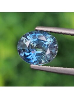 พลอย ไพลิน (Blue Sapphire) 2.22กะรัต (Cts.) พลอยแท้ อัญมณีมงคลประจําวันเกิด เครื่องประดับพลอย