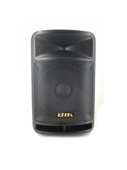 BIK SW-15M ลำโพงเอนกประสงค์ ลำโพงเอนกประสงค์ ไมค์ลอย VHF 2 ไมค์ แบตเตอรี่ ชาร์ตไฟได้ในตัว/ใช้งานได้ 3-6 ชั่วโมง USB/MP3/SD CARD/BLUETOOTH