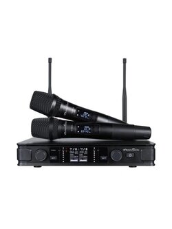 Soundvision SU-850D ไมค์ลอย มือถือคู่ ย่าน UHF คลื่นความถี่ 694.4 – 702.7 MHz