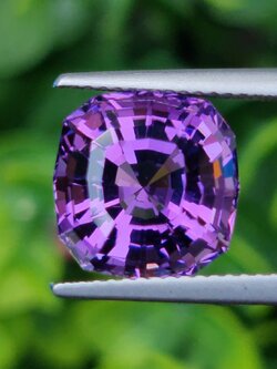 พลอย อเมทิส Amethyst 7.28 กะรัต (Cts.) พลอยแท้ อัญมณีมงคลประจําวันเกิด เครื่องประดับพลอย