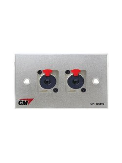 CM CM-W5102PJ แผ่นติด ล็อคกิ้งโฟน 1/4 , 2 ช่อง