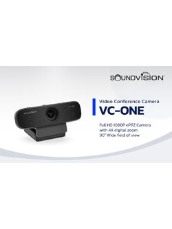 SOUNDVISION VC-ONE กล้องสำหรับห้องประชุมออนไลน์ FULL HD 1080,Digital zoom 4X