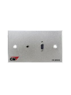 CM CM-W5502V3.5 แผ่นติด VGA 1 ช่อง , Jack 3.5mm 1 ช่อง