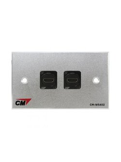 CM CM-W5102HDXX แผ่นติด HDMI แบบงอ 2 ช่อง