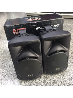 NTS NC-602T ตู้ลำโพงพลาสติก 2 ทาง ขนาด 6.5" พร้อมขาแขวน + ไลน์