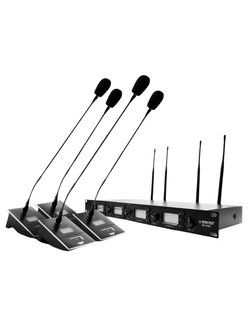 MICRO TECH MT-444D ไมค์ประชุมไร้สาย ชุด 4 ตัว