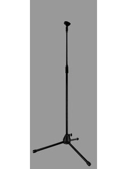NTS ST-201B ขาตั้งไมค์ตั้งพื้นฐานแฉกพร้อมคอจับไมค์