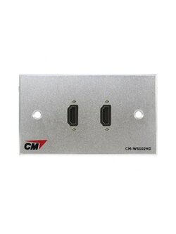 CM CM-W5102HDCB แผ่นติด HMDI แบบสายยาว 20 เซนติเมตร 2 ช่อง