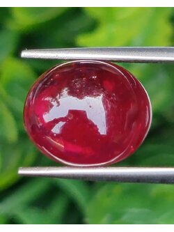 พลอย ทับทิม (Ruby Sapphire) 9.30 กะรัต (Cts.) พลอยแท้ อัญมณีมงคลประจําวันเกิด เครื่องประดับพลอย