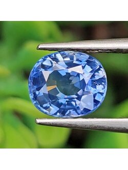 พลอย ไพลิน (Blue Sapphire) 1.28 กะรัต (Cts.) พลอยแท้ อัญมณีมงคลประจําวันเกิด เครื่องประดับพลอย