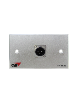 CM CM-W5101XM แผ่นติด XLR ตัวผู้ 1 ช่อง
